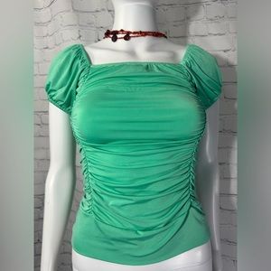 Aqua Green Top Chic blouse